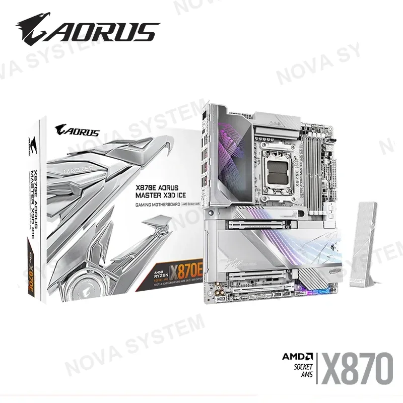 Aorus PLACA AORUS X870E MASTER X3D ICE ATX DDR5 AMD AM5