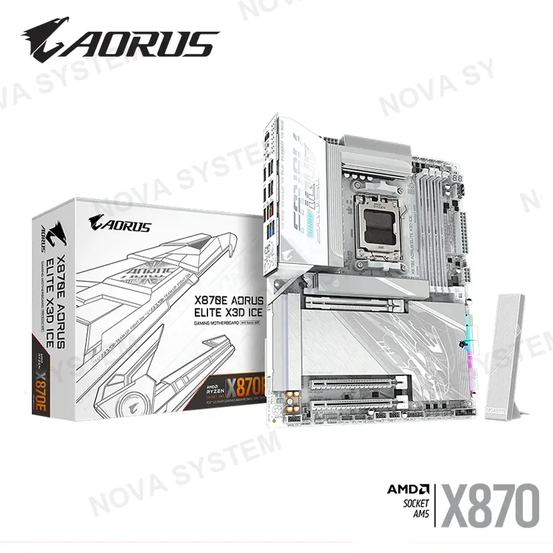 Aorus PLACA AORUS X870E ELITE X3D ICE ATX DDR5 AMD AM5