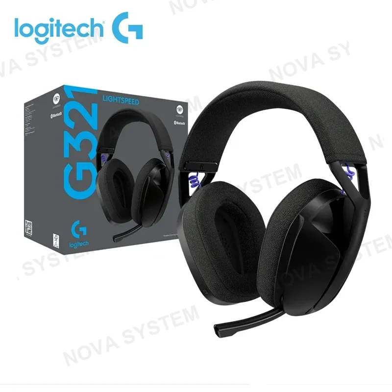 Logitech AUDIFONO LOGITECH G G321 LIGHTSPEED BLACK CON MICROFONO CONEXION WIRELESS & BLUETOOTH (PN:981-001562)