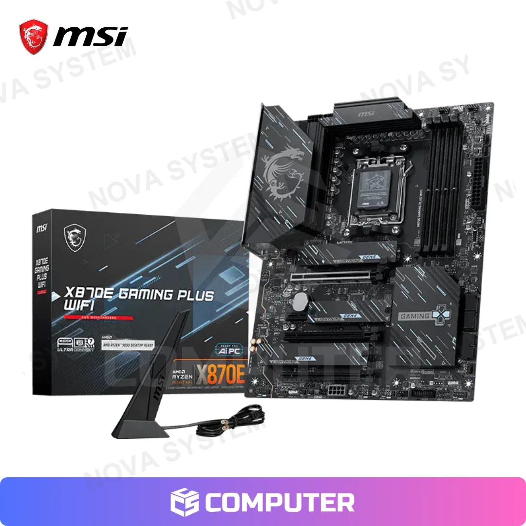 MSI PLACA MADRE MSI X870E GAMING PLUS WIFI /DDR5/AM5