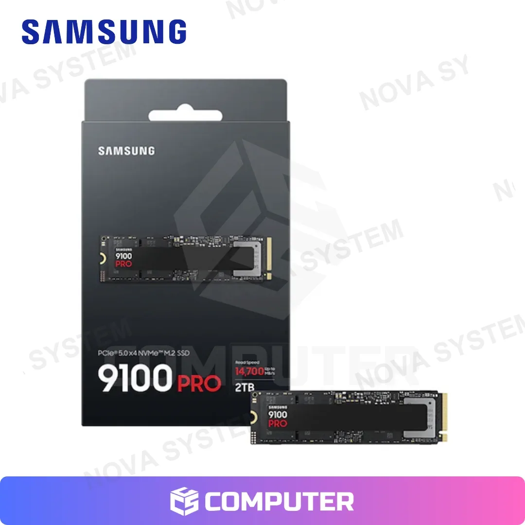 Samsung DISCO SOLIDO SSD 2TB M.2 SAMSUNG 9100 PRO PCIE 5.0