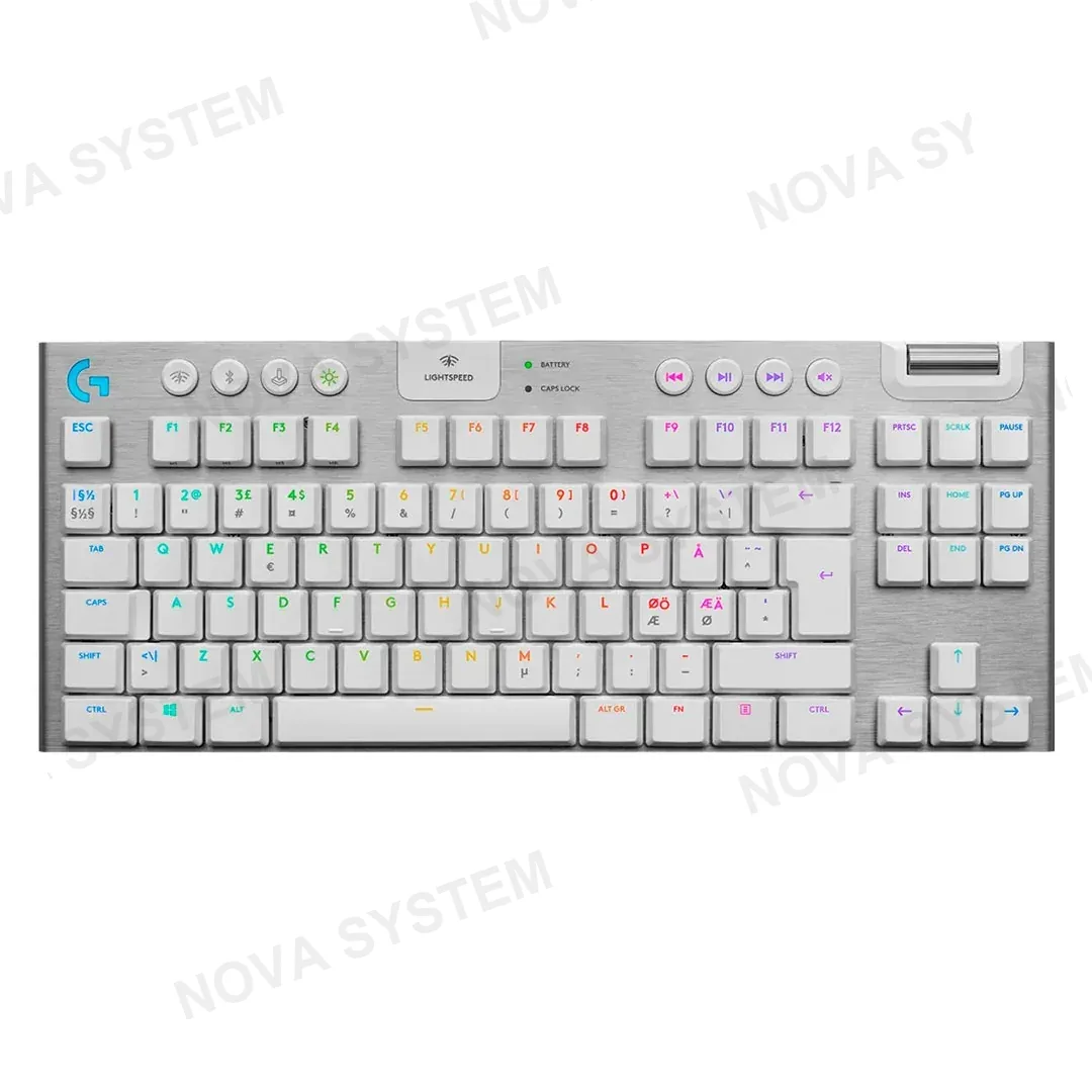 Logitech TECLADO INALAMBRICO LOGITECH G515 LIGHTSPEED TKL ( 920-012535 ) BLANCO | SWITCH TACTIL | LED RGB