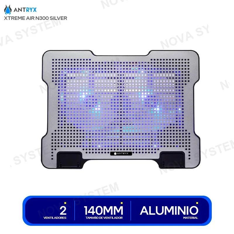 Antryx COOLER PARA LAPTOP ANTRYX XTREME AIR N300 ( ACP-N300U2S ) SILVER | 15.6"
