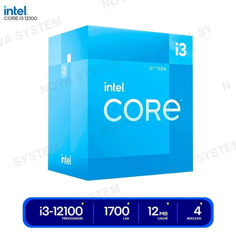 INTEL BX8071512100 PROCESADOR INTEL CORE I3 12100 ( BX8071512100 ) 3.30GHZ