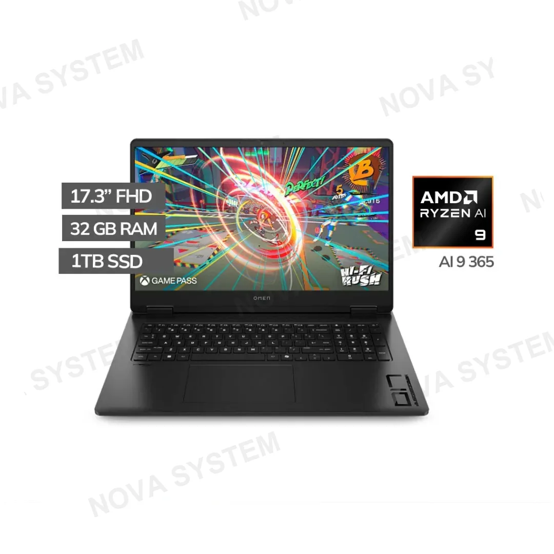HP LAPTOP GAMER HP OMEN 17-DB1002LA | RAI 9-365 | 32GB RAM | 1TB SSD | RTX 5060 8GB