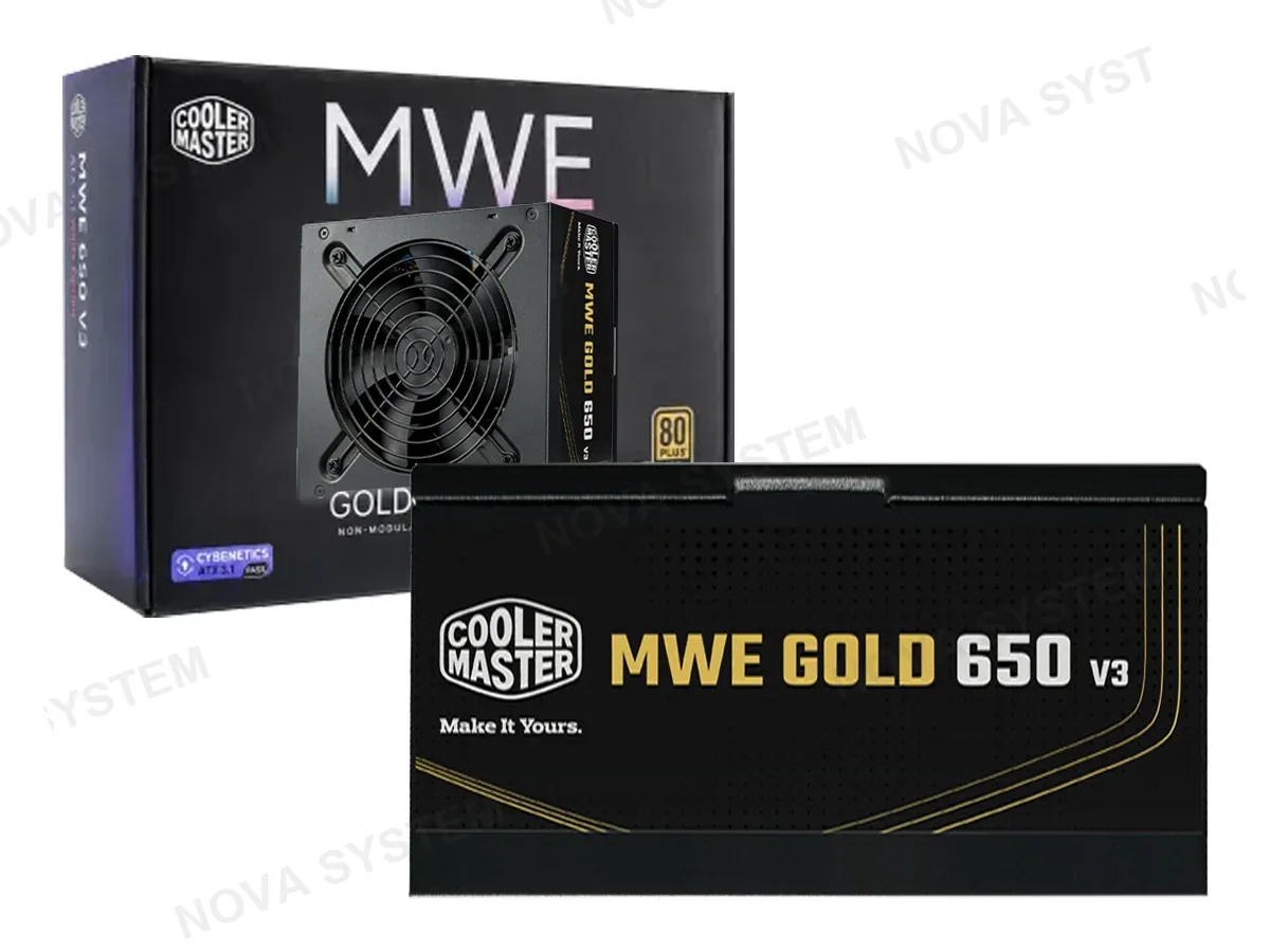 COOLER MASTER FUENTE COOLER MASTER 650W MWE V3 (MPE-6502-ACAAG-3BUS) ATX 80 PLUS GOLD NO MODULAR