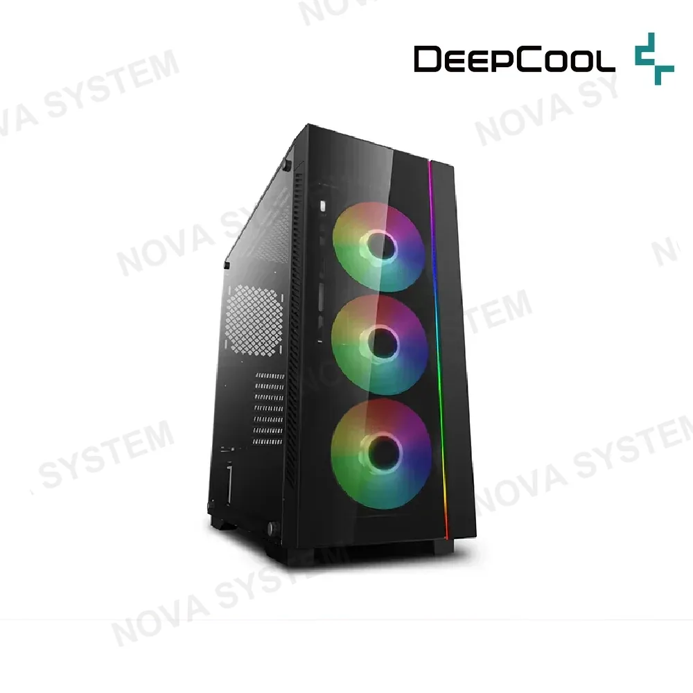 DEEPCOOL CASE DEEPCOOL MATREXX 55 V3 4F ( DP-ATX-MATREXX55V3-AR-4F ) S/FUENTE | NEGRO | 4 FAN | VIDRIO T