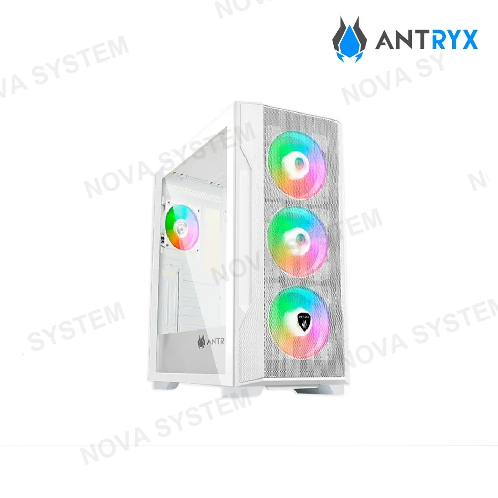 ANTRYX CASE ANTRYX FX 710 ( AC-FX710W ) S/FUENTE | BLANCO | X4 FAN | USB TIPO-C