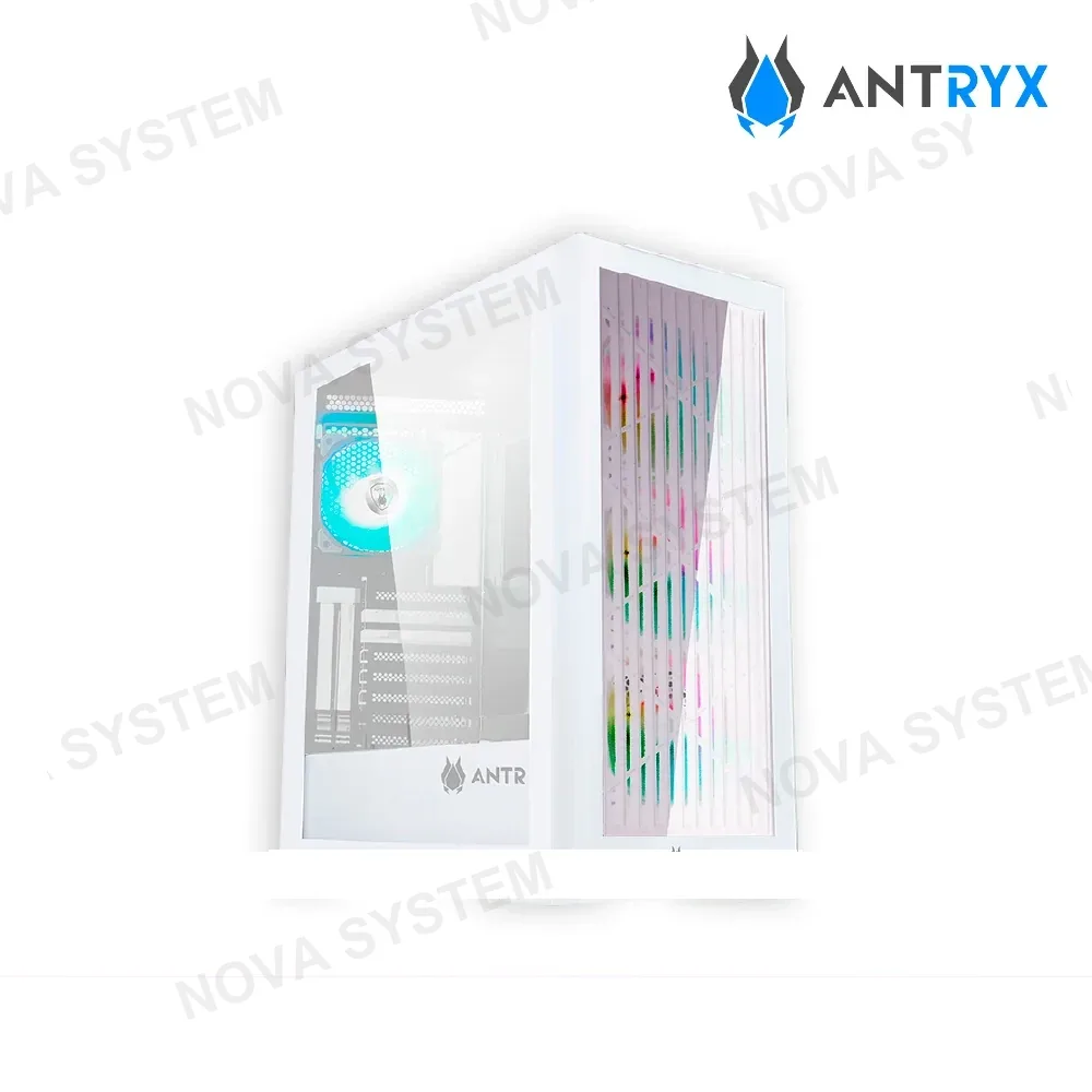 ANTRYX CASE ANTRYX FX 730 ( AC-FX730W ) S/FUENTE | BLANCO | X4 FAN | USB TIPO-C