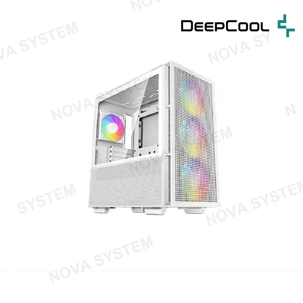 DEEPCOOL CASE DEEPCOOL CH560 ( R-CH560-WHAPE4-G-1 ) S/FUENTE | 4 FANES | BLANCO | RGB