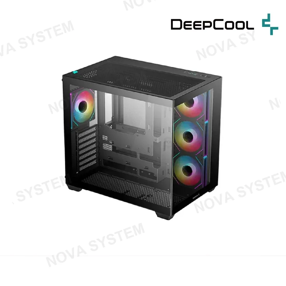 DEEPCOOL CASE DEEPCOOL GAMING CG530 ( R-CG530-BKADA4-G-1 ) S/FUENTE | NEGRO | LED ARGB