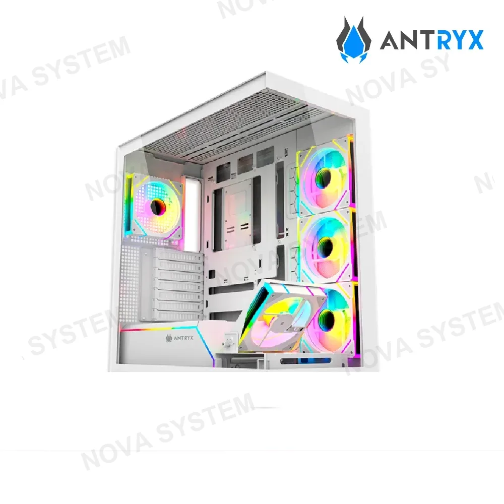 ANTRYX CASE ANTRYX FX 850 PRO ( AC-FX850WP ) S/FUENTE | X5 FANES ARGB | BLANCO