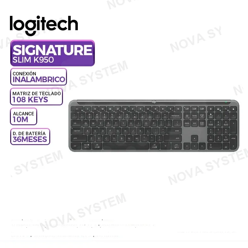 LOGITECH TECLADO LOGITECH SIGNATURE SLIM K950 INALAMBRICO/BT