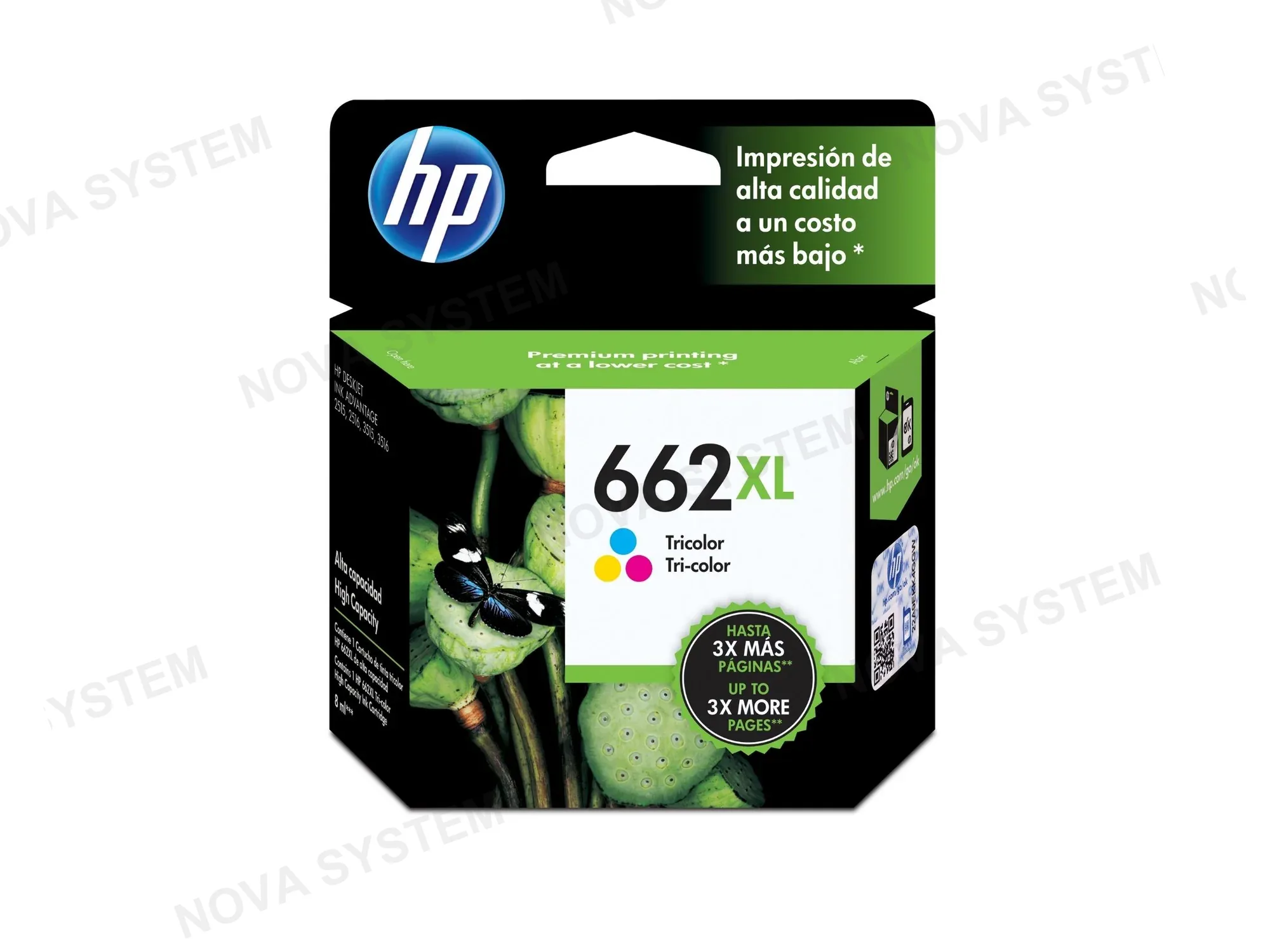 HP CARTUCHO DE TINTA HP 662XL TRICOLOR (CZ106AL) 2515/3515