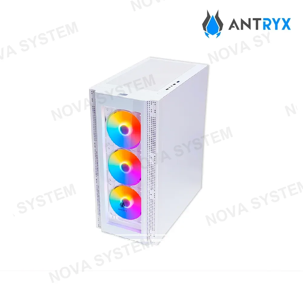 ANTRYX CASE ANTRYX RX-260 ( AC-RX260WFR ) S/ FUENTE | BLANCO | X4 FAN | LED FRGB