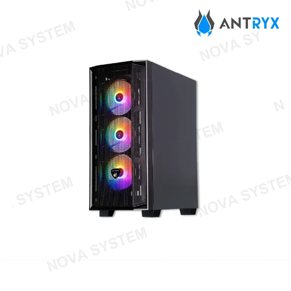ANTRYX CASE ANTRYX RX-270 ( AC-RX270KFR ) S/ FUENTE | NEGRO | X4 FAN | LED FRGB