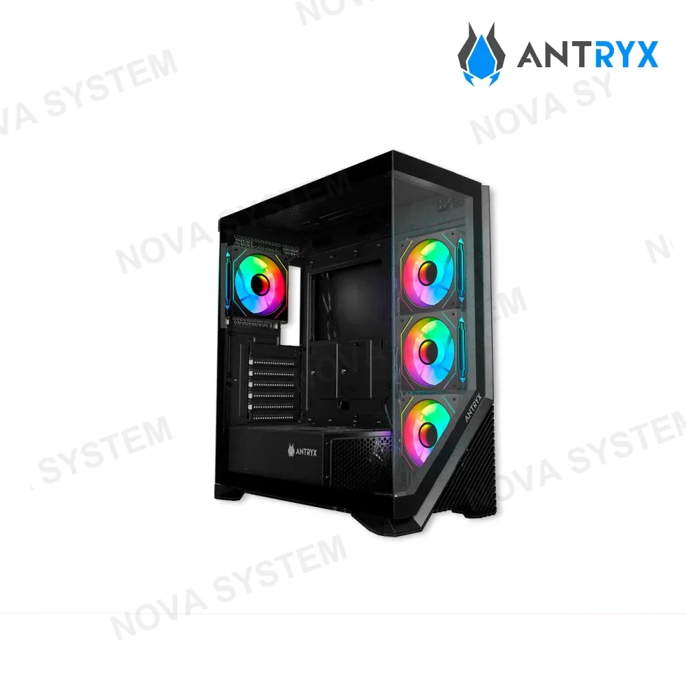 ANTRYX CASE ANTRYX FX 650 ( AC-FX650K ) S/FUENTE | NEGRO | X4 FAN | ARGB