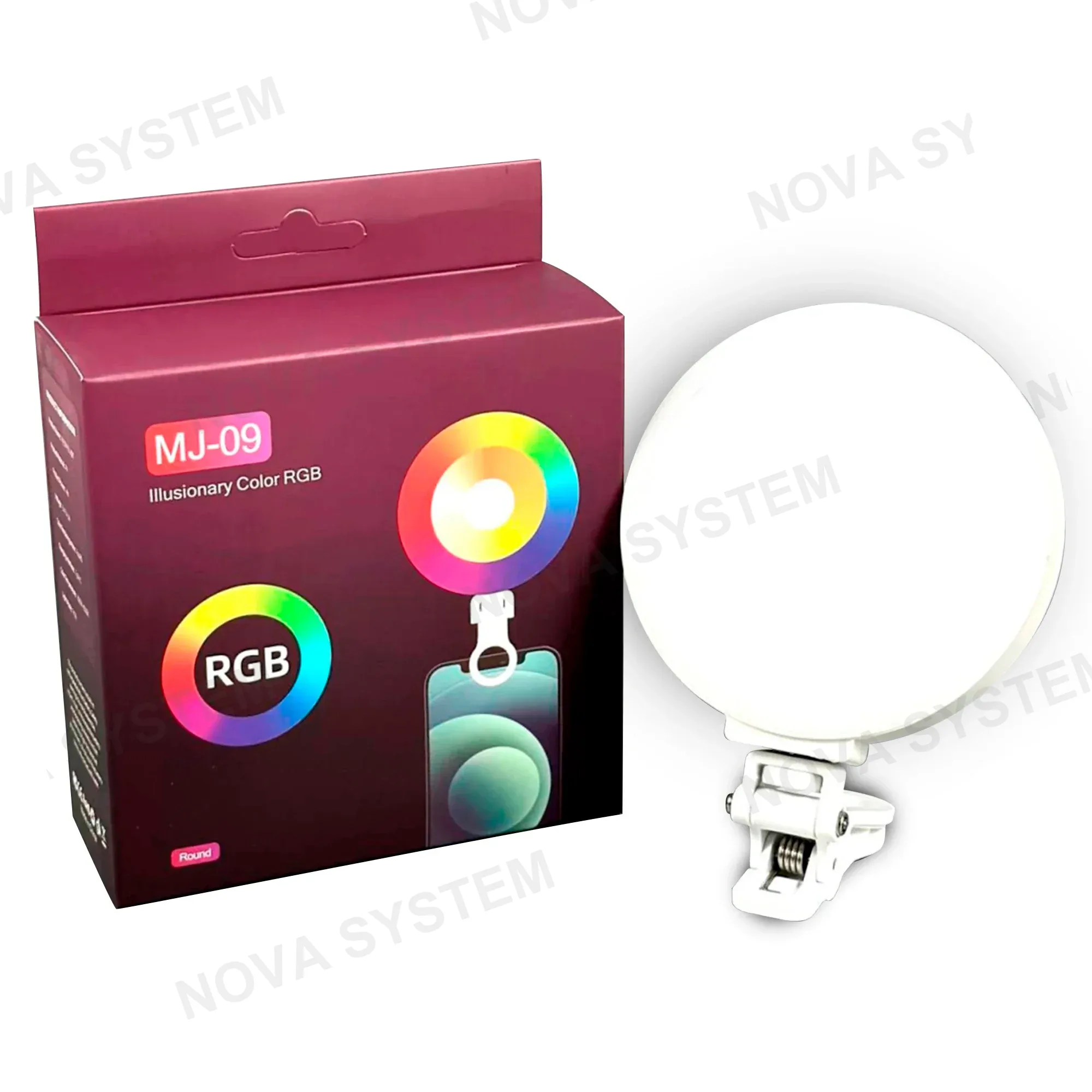 MJ-09 Mini Luz Led Con Clip Para Telefono