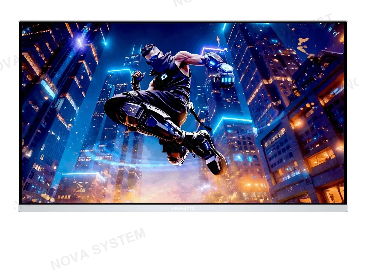 GIGABYTE MONITOR GIGABYTE 27 PULGADAS MO27Q2A ICE (MO27Q2A ICE) 2K QHD OLED 280, 0.03MS, PIVOTE CON PARLANTE INTEGRADO