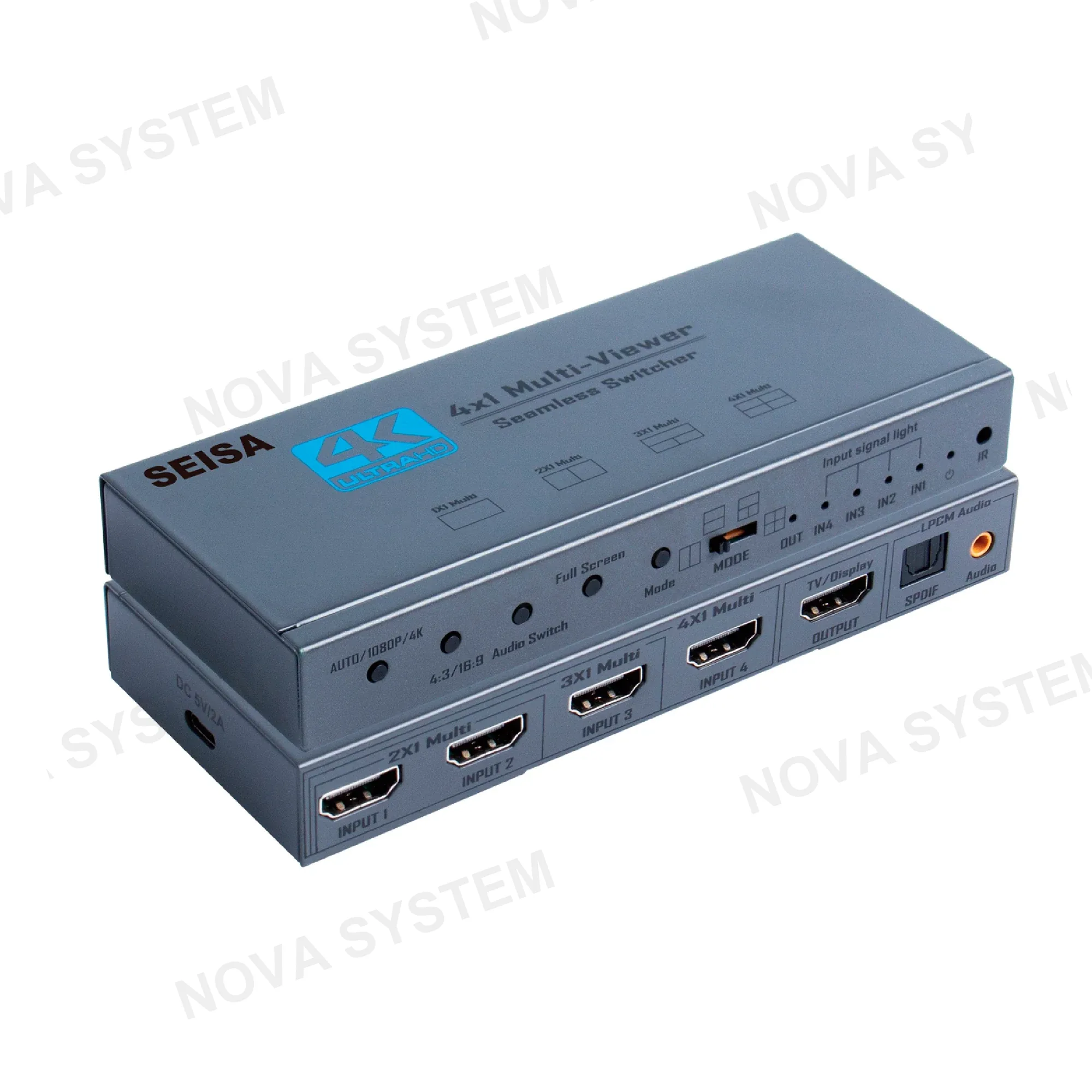SM-FG0401 4k Hdtv 1.4 Switch 4x1 4k/30hz De Disidente