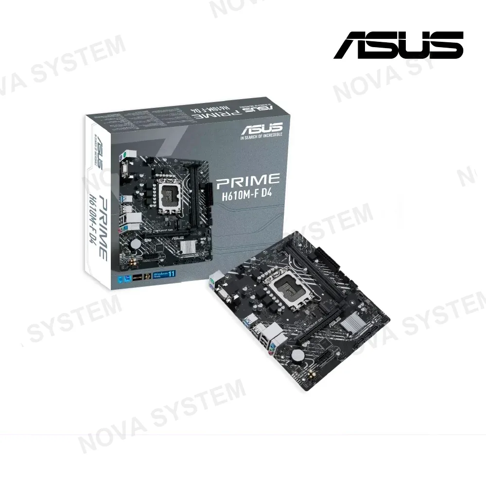 ASUS MOTHERBOARD ASUS PRIME H610M-F D4 ( PRIME H610M-F D4 R2.0 ) DDR4 | LGA1700