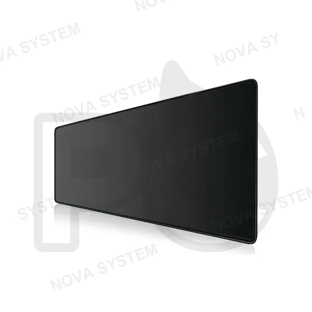 MOUSEPAD 40X90CM NEGRO CON BORDES COSIDOS NEGROS
