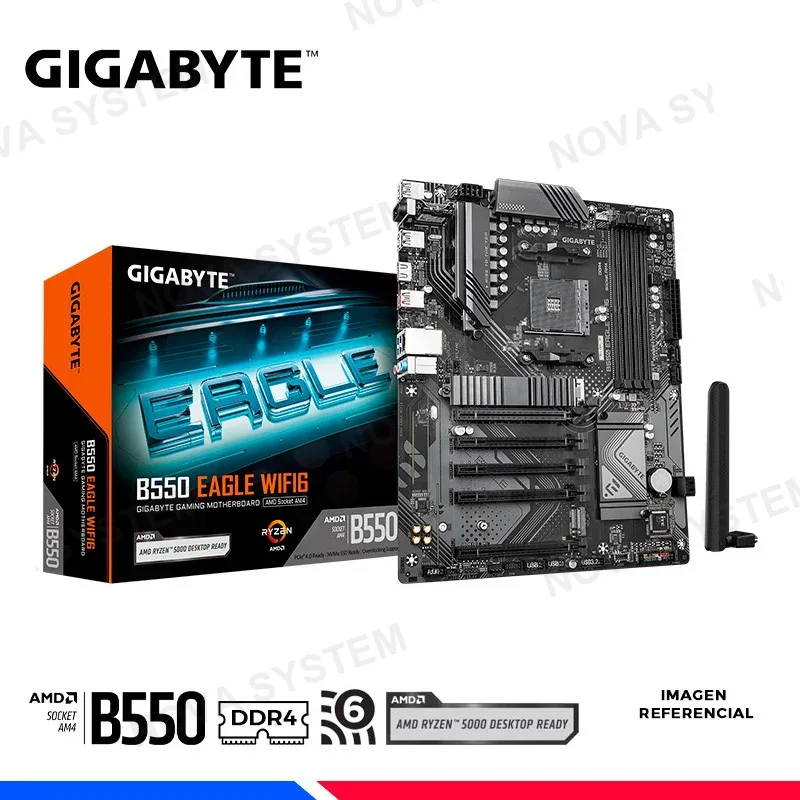 MAINBOARD GIGABYTE B550 EAGLE WIFI6, AM4, AMD