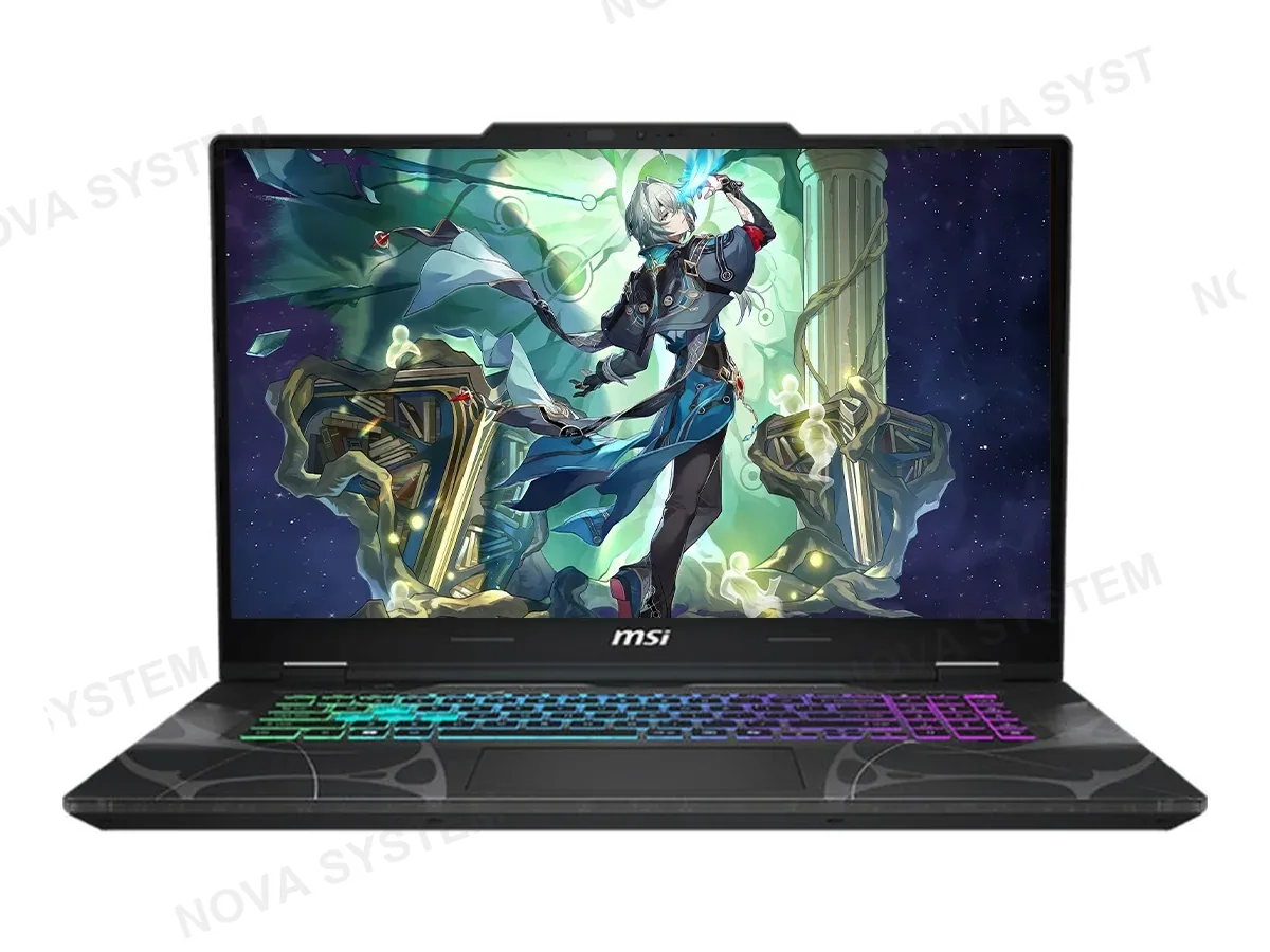 MSI LAPTOP MSI CORE 5 210H CYBORG 17 B2RWFKG-039US (CYBORG17B2039) PANTALLA 17.3 FHD, RAM 16GB, SSD 512GB, RTX 5060 8GB, WIN11, TRANSLUCENT BLACK