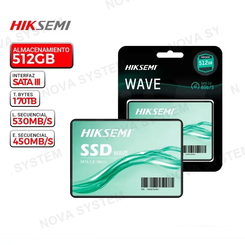 HIKSEMI SSD HIKSEMI WAVE (S), 512GB SATA 2.5"