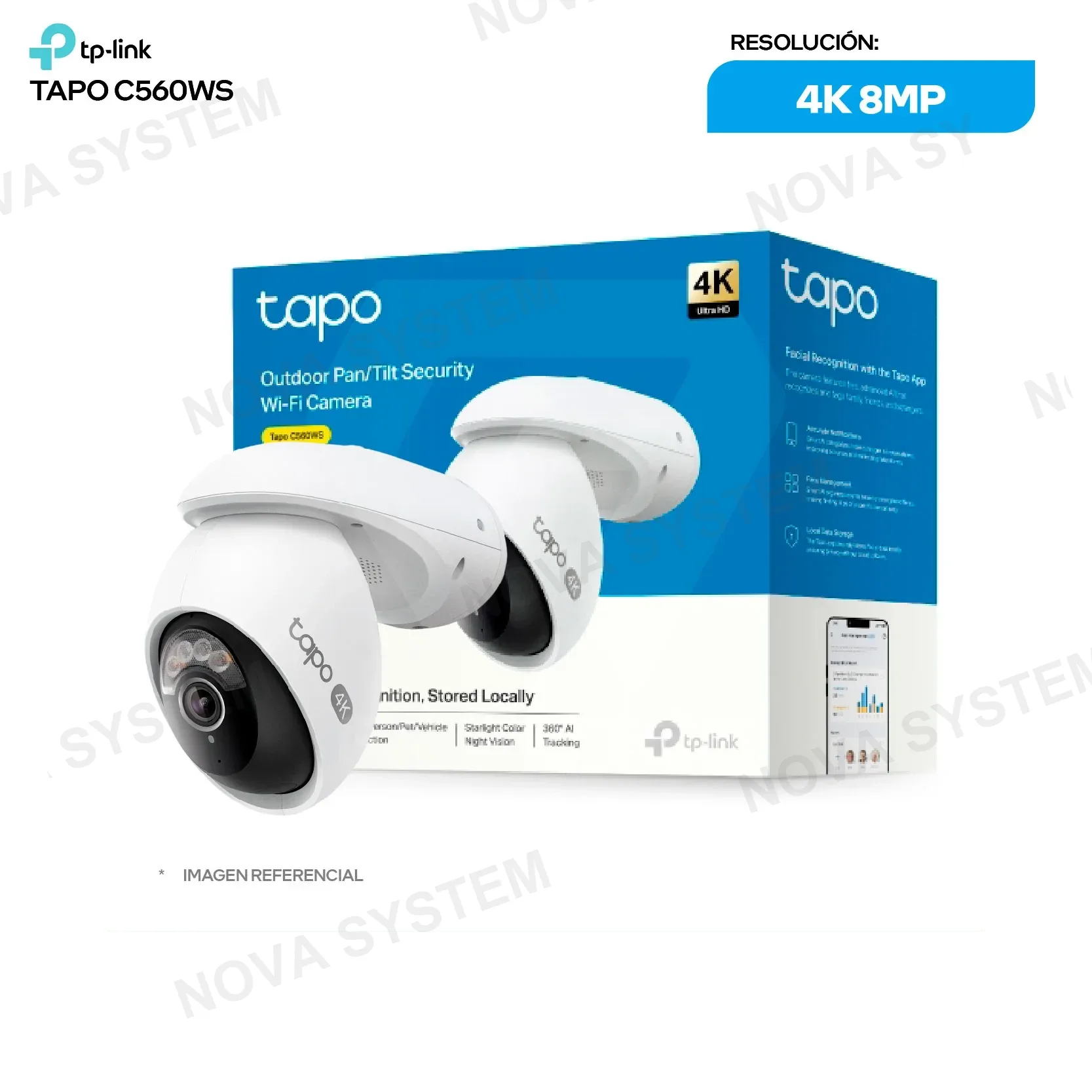 TP-LINK TAPO TAPO C560WS CAMARA DE VIGILANCIA TP-LINK TAPO C560WS | 4K | 8MP | W...