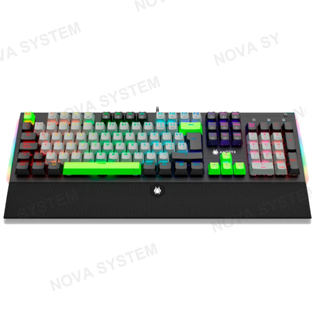 ANTRYX TECLADO, ANTRYX, MK ZIGRA EVO BLACK & GRAY RED SWITCH