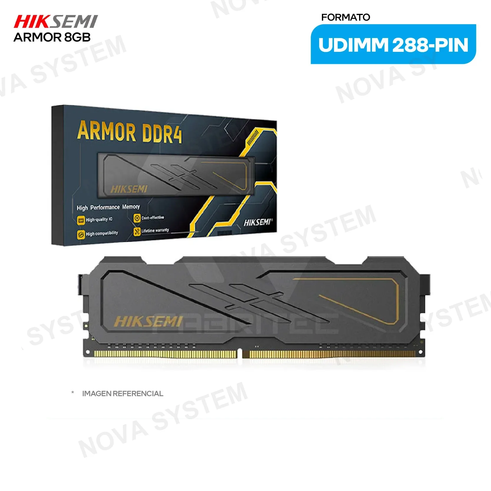 HIKSEMI ( HSC408U32I2 8G ) MEMORIA RAM HIKSEMI ARMOR 8GB DDR4 3200MHZ ( HSC408U32I...