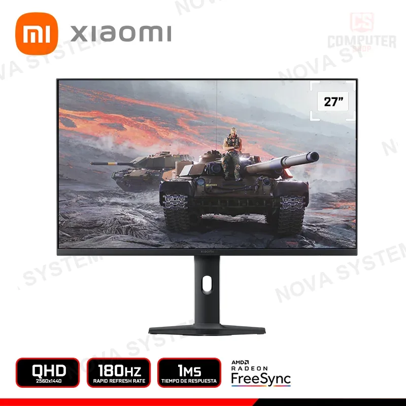 MONITOR XIAOMI G PRO 27Qi 2026 MINI LED 27" QHD 2560x1440/180HZ/1MS/AMD RADEON FREESYNC COMPUTERSHOP
