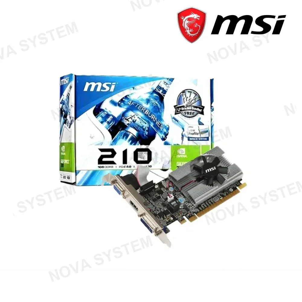 MSI TARJETA VIDEO MSI GEFORCE GT 210 1GB ( N210-MD1G/D3 ) DDR3 | 64 BIT