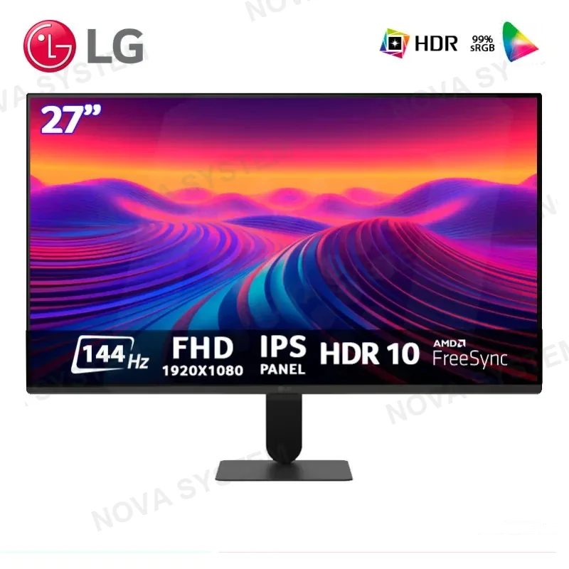 LG MONITOR LG 27U411B-B, 27" IPS, FHD, 144Hz, 5ms