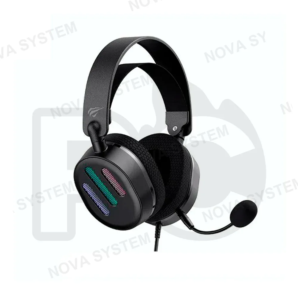 HAVIT AUDIFONO GAMER HAVIT GAMENOTE H2038U RGB USB 7.1 BLACK