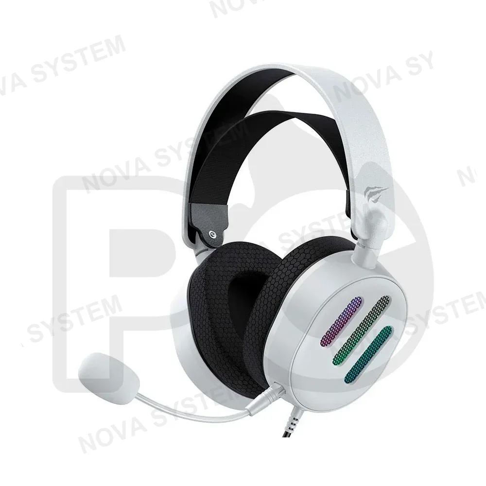 HAVIT AUDIFONO GAMER HAVIT GAMENOTE H2038U RGB USB 7.1 WHITE