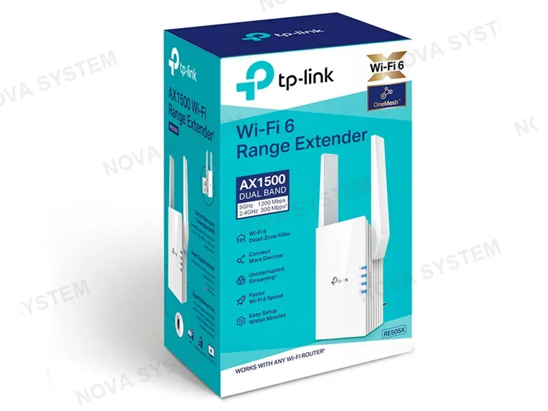 TP-LINK REPETIDOR TP-LINK RE505X AX1500 DUAL BAND WI-FI