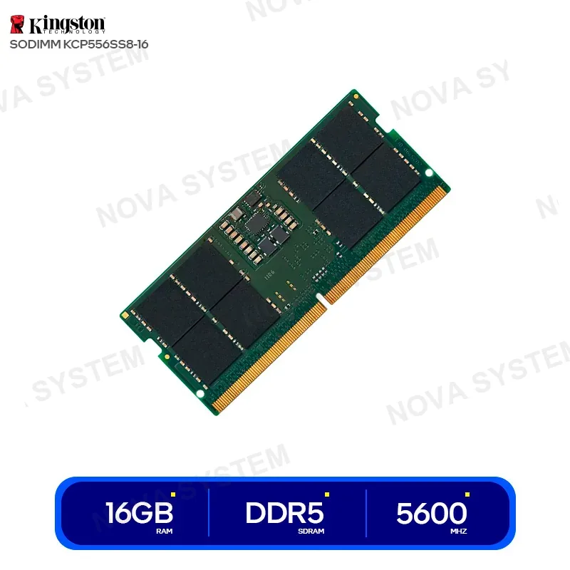 KINGSTON ( KCP556SS8-16 ) MEMORIA SODIMM KINGSTON 16GB DDR5 5600MHZ ( KCP556SS8-1...