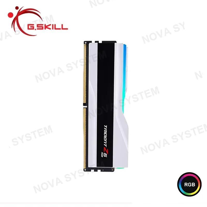 MEMORIA 32GB DDR5 G.SKILL TRIDENT Z5 WHITE RGB INTEL XMP BUS/AMD EXPO BUS 6000MHZ (PN:F5-6000J3636F32GX1-TZ5RW) COMPUTERSHOP