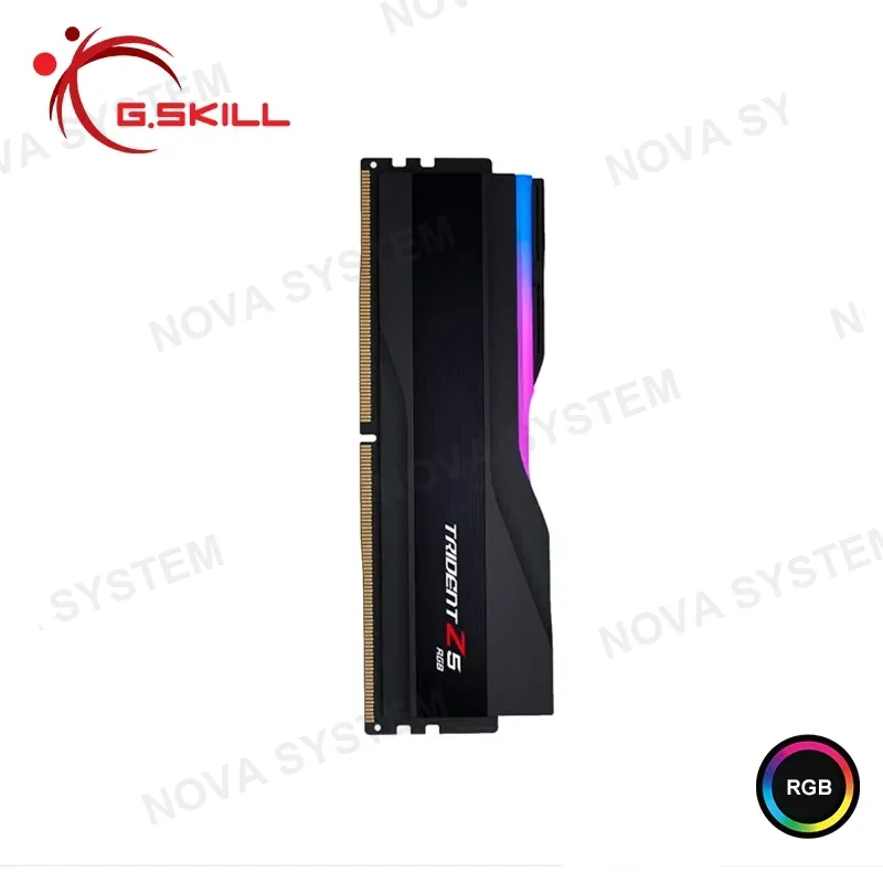 MEMORIA 32GB DDR5 G.SKILL TRIDENT Z5 BLACK RGB INTEL XMP BUS/AMD EXPO BUS 6000MHZ (PN:F5-6000J3636F32GX1-TZ5RK) COMPUTERSHOP