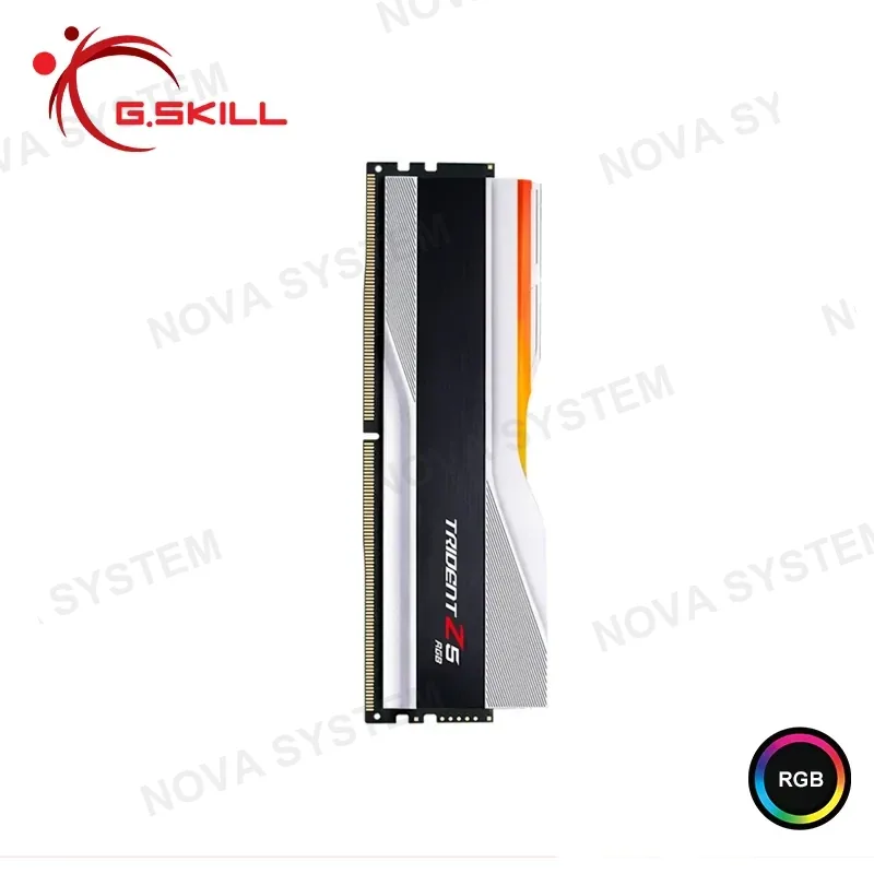 MEMORIA 16GB DDR5 G.SKILL TRIDENT Z5 SILVER RGB INTEL XMP BUS/AMD EXPO BUS 6000MHZ (PN:F5-6000J3636F16GX1-TZ5RS) COMPUTERSHOP