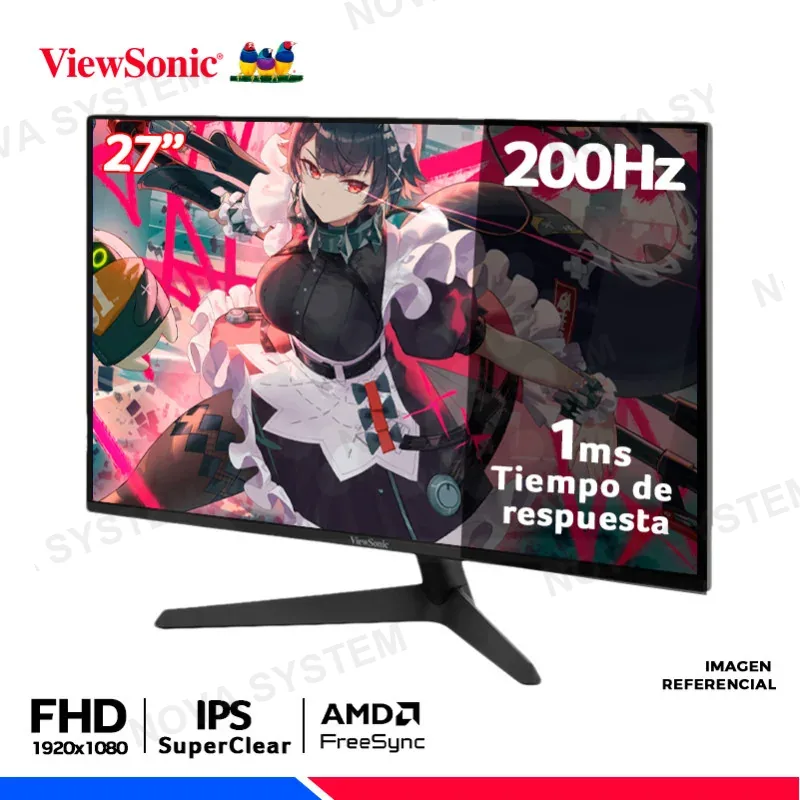 VIEWSONIC MONITOR ViewSonic Gaming VX2729, 27" IPS, FHD, 200Hz, 1ms, FreeSync