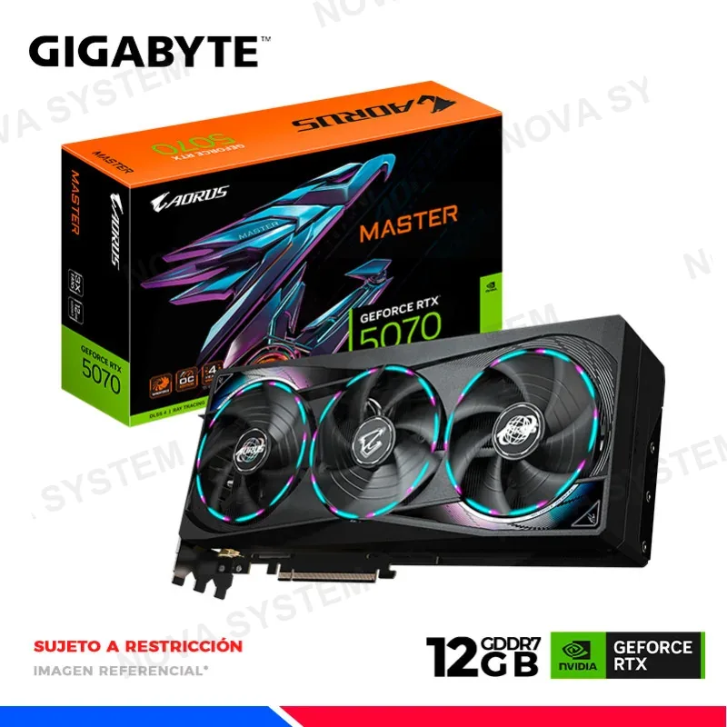 GIGABYTE VGA GIGABYTE AORUS GEFORCE RTX 5070 MASTER 12GB GDDR7