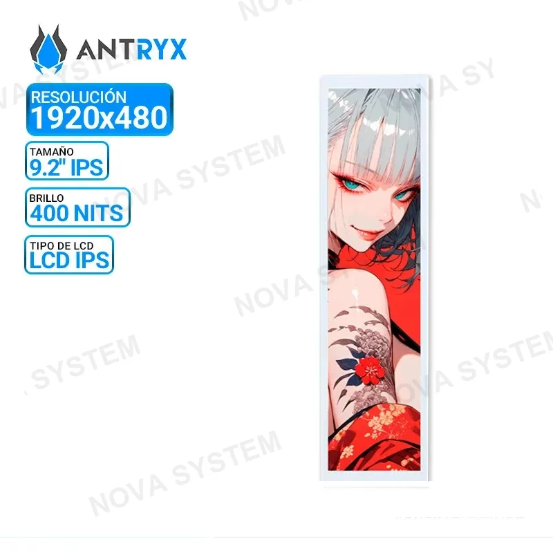ANTRYX PANTALLA LCD ANTRYX COREX VISION CX92 WHITE, IPS 9.2"