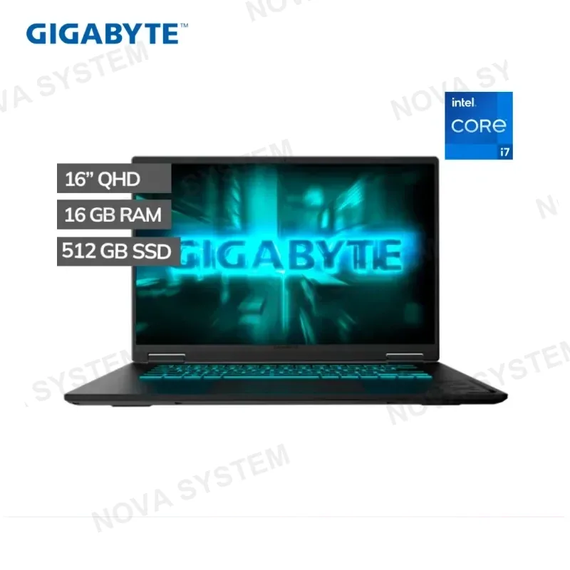 GIGABYTE LAPTOP GIGABYTE GAMING A16 (CVHI3LAC93MH)/CORE I7 13620H/16GB DDR5/512GB M.2/GEFORCE RTX 5060 8GB/BLACK