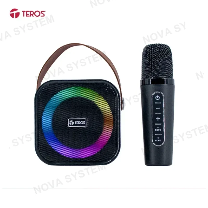 TEROS PARLANTE TEROS KARAOKE TE-6013N /BT 5.4/ 10W/ 1800MAH/ USB/ LUCES RGB