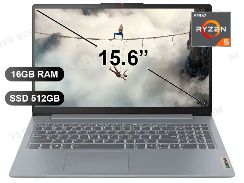 LENOVO LAPTOP LENOVO IDEAPAD SLIM 3 RYZEN5-7520U/ 16GB/ SSD512GB/ 15.6/ FREE/ 82XQ00N6LM