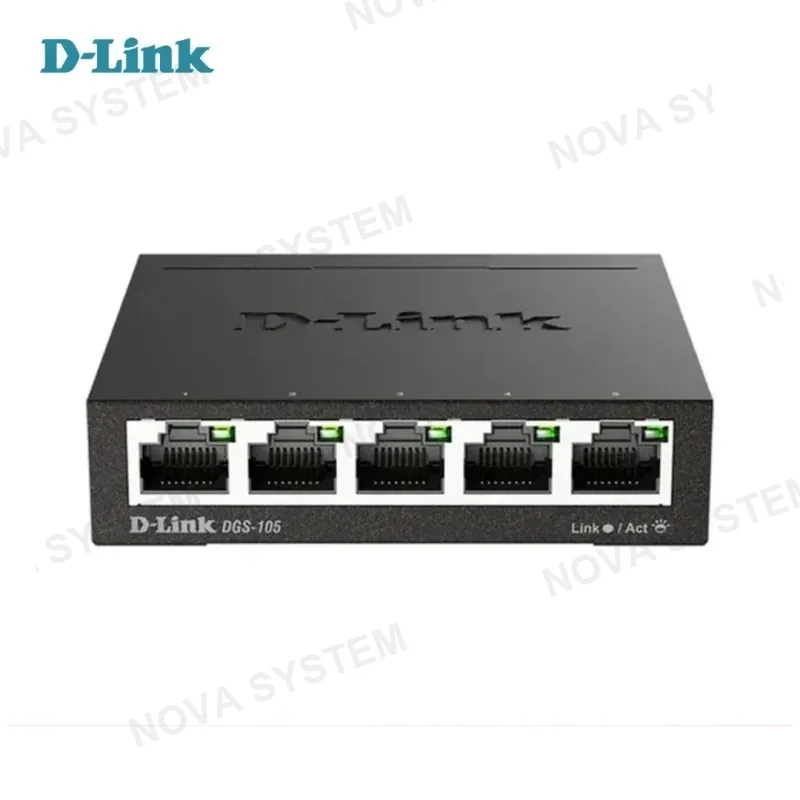 D-LINK SWITCH D-LINK DGS-105 PLUG&PLAY 5 PUERTOS GIGABIT