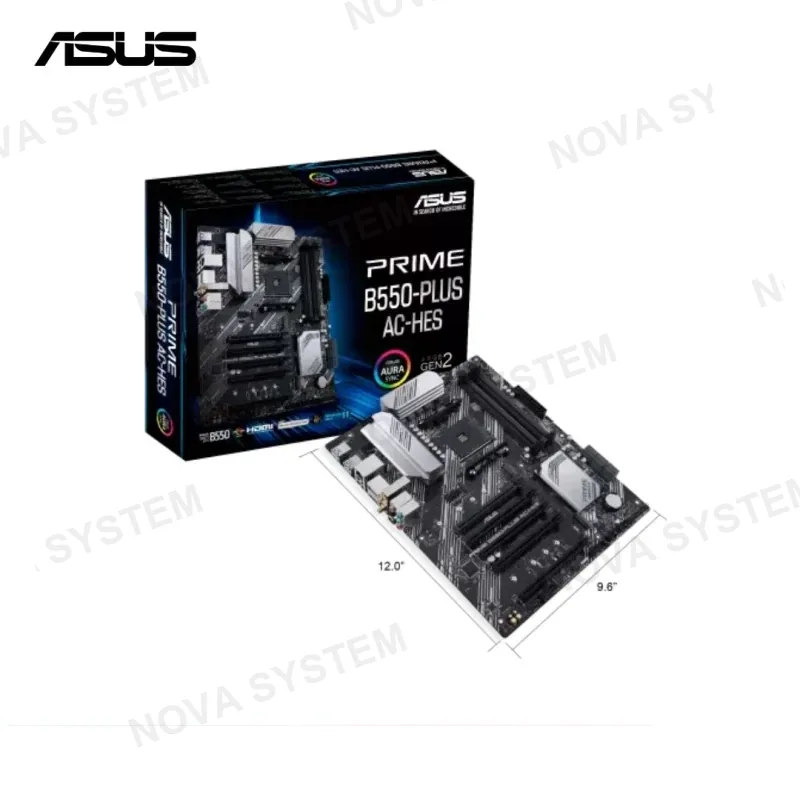 ASUS PLACA MADRE ASUS PRIME B550-PLUS AC-HES WIFI AM4